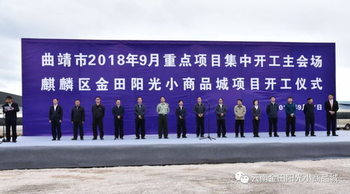 云南金田阳光小商品城盛大开工 区域经济新引擎启航